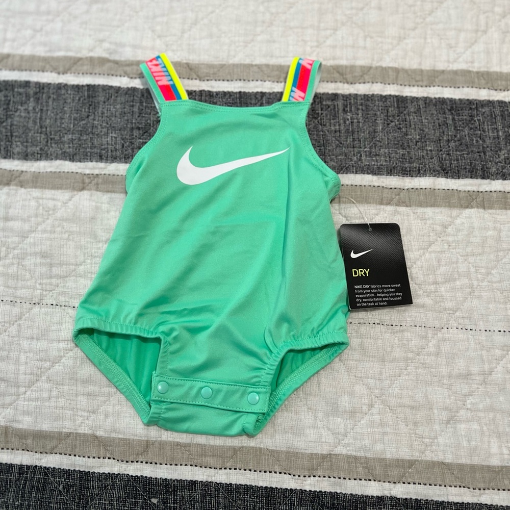 Nike Green Baby Swimsuit